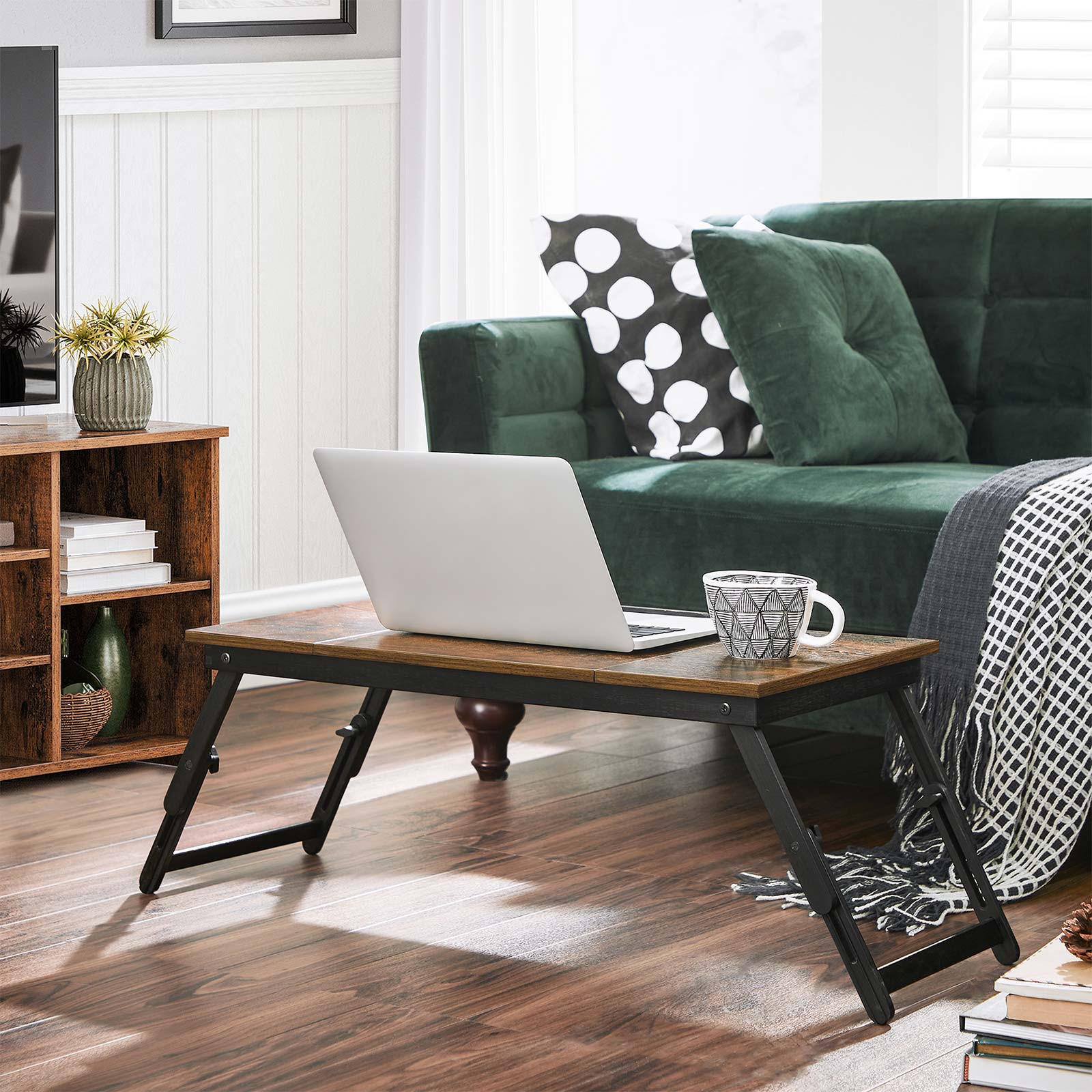 LAPTOPSTÄNDER - Braun, Holz (71/35/23cm) - Hansiro