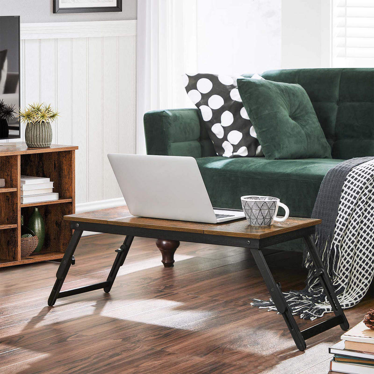 LAPTOPSTÄNDER - Braun, Holz (71/35/23cm) - Hansiro