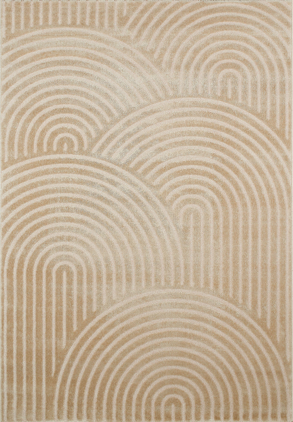 TEPPICH mit geometrischem Muster Bianca Beige 200x290 cm - Beige, Textil (200/290cm) - Nazar Rugs