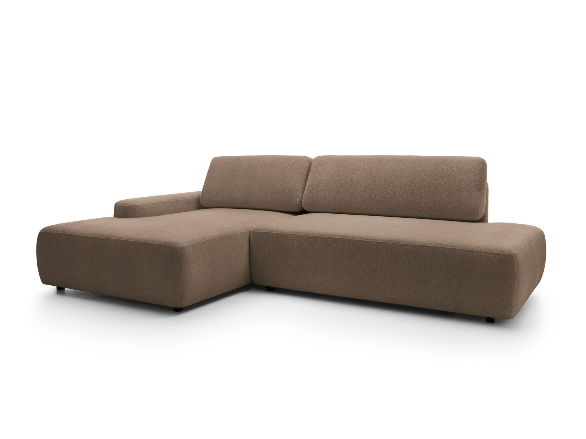 ECKSOFA BOULI Braun 276x164x82 cm - Braun, Textil (276/164cm) - FURNLUX