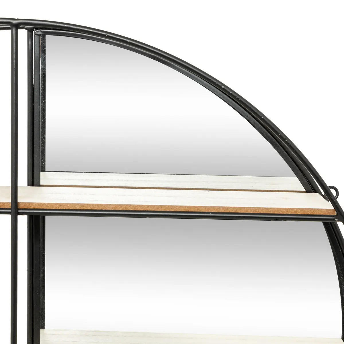 WANDREGAL Zina Ø 56 cm - Schwarz, Metall (56/12/56cm) - Atmosphera Createur d´interieur