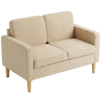 2-SITZER Sofa Beige 117.0/63.0/79.0 cm - Beige, Textil (63/79/117cm)
