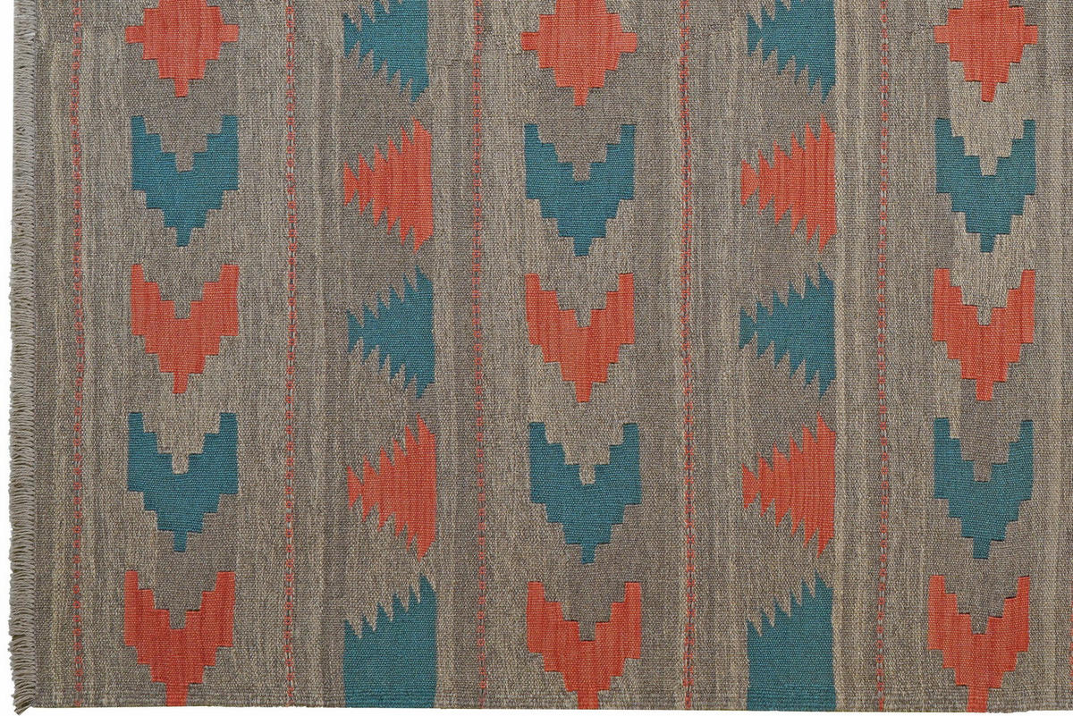 HANDWEBTEPPICH Kelim Gashgai Beige 249/170 cm Schurwolle - Beige, Textil (170/249cm) - Looma