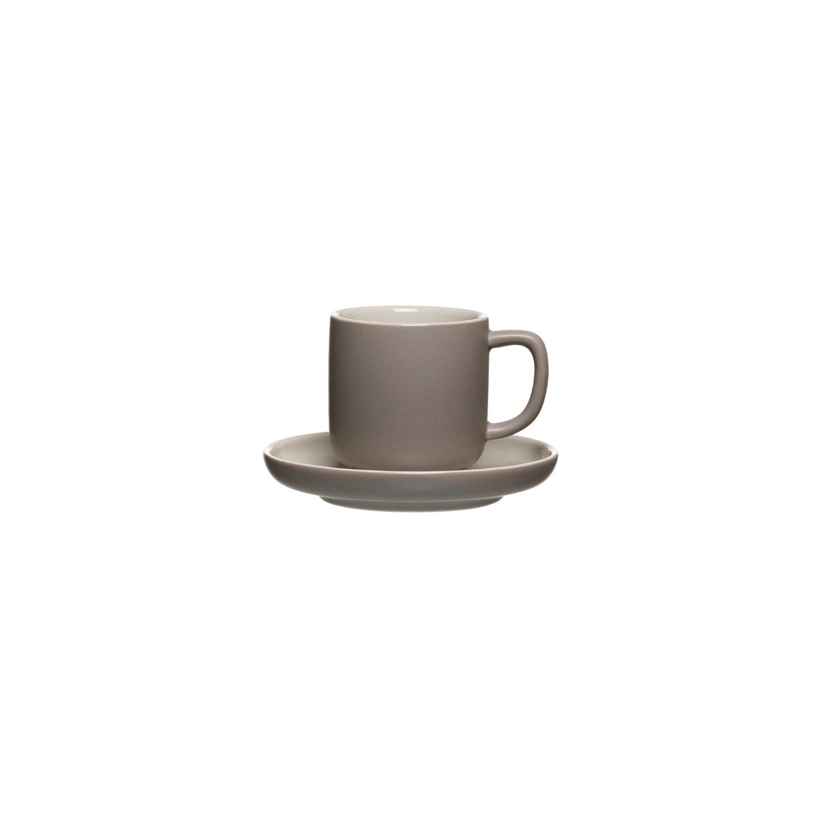 ESPRESSOTASSE MIT UNTERTASSE Jasper Taupe 100 ml - Taupe, Keramik (10.5/7.5/10.5cm) - Ritzenhoff Breker