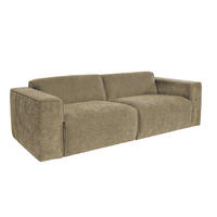 SOFA NELE Beige - Beige/Schwarz, Textil (234/71/96cm) - KAWOLA