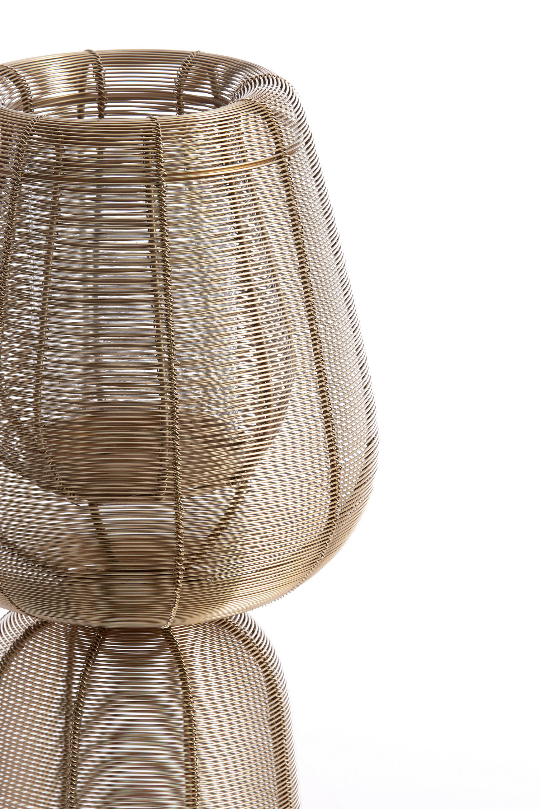 WINDLICHT Fellini Gold Ø25/52,5 cm - Goldfarben, Metall (25/52.5/25cm) - Light & Living