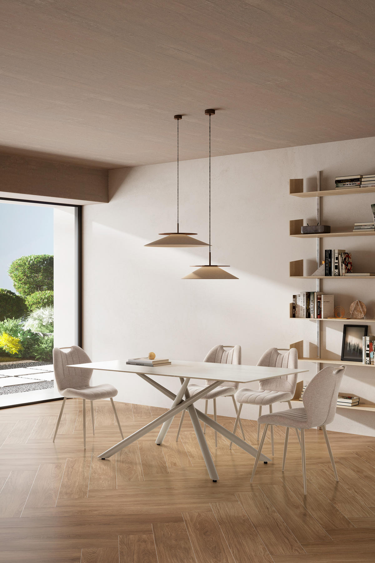 ESSTISCH Tori Beige 180/90/76 cm - Beige, Holz (180/90/76cm) - Drawer