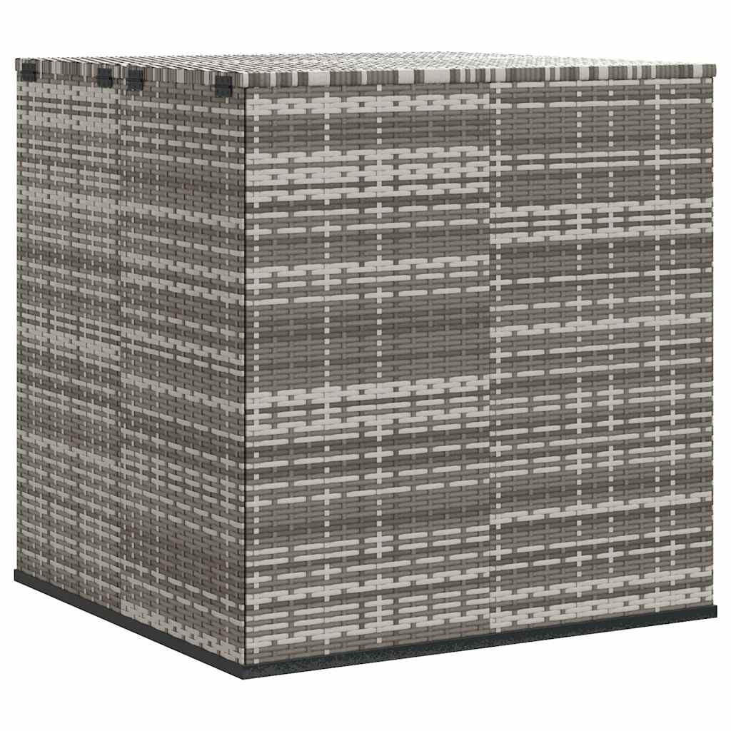GARTEN-KISSENBOX PE Rattan 100x97,5x104 cm Grau - Grau, Kunststoff (100/104/97.5cm) - furnicato