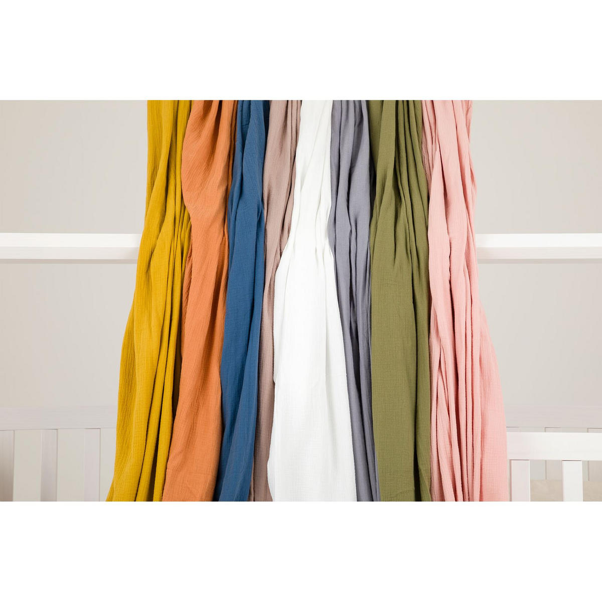 HAUSBETT-HIMMEL NENA weiß - Weiß, Textil - IDIMEX