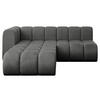 ECKSOFA modulares Sofa Darnel-L1 - 205x177x70 cm Dunkelgrau - Dunkelgrau, Holzwerkstoff/Textil (205/177cm) - ALTDECOR