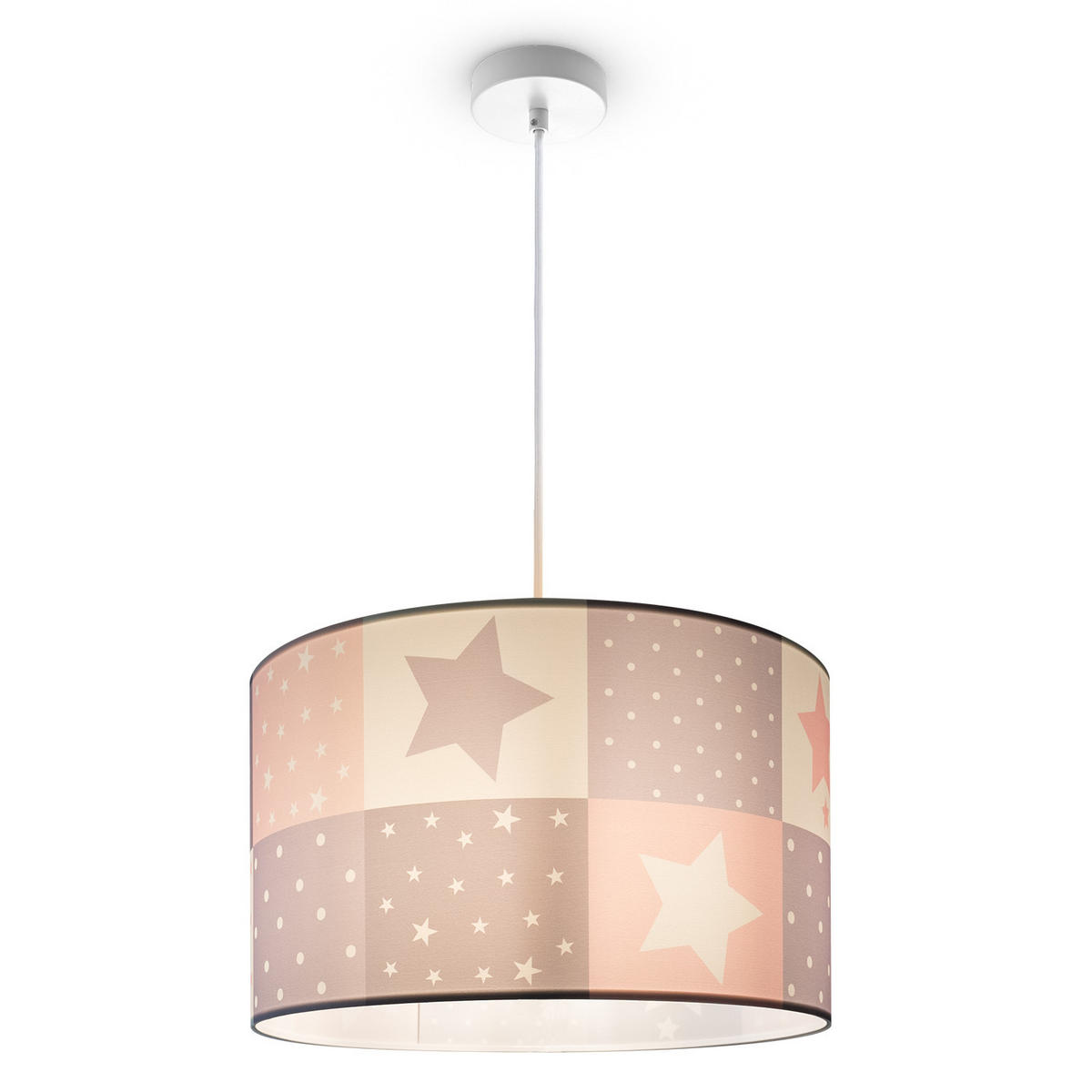 PENDELLEUCHTE Hugo Pd1 Cos 345 - Weiß, Metall (45.5/45.5/27cm) - Paco Home