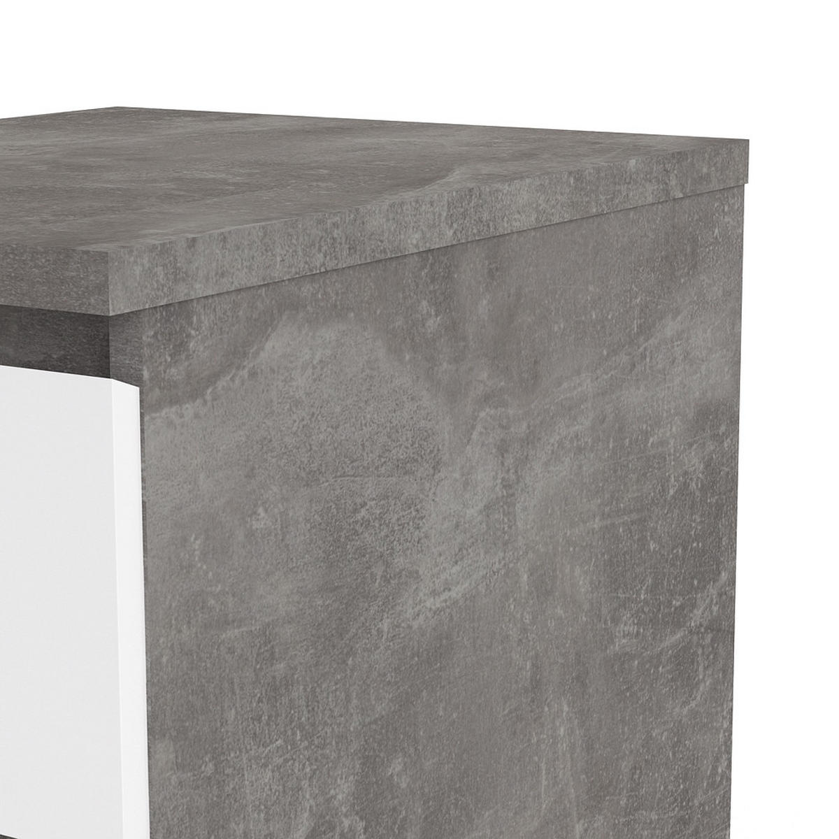 KOMMODE Beton Dekor - Grau, Holzwerkstoff (40/70/50cm) - ebuy24