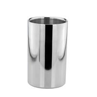WEIN-/SEKT Flaschenkühler Hochglanz poliert (H) 20 x (Ø) 12 cm - Silberfarben, Paraffin (12/20cm) - Hermann Bauer jun. Kollektion GmbH