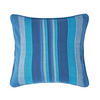 KISSENHÜLLE Morocco Stripe 60/60 cm, 100% Baumwolle - Blau, Textil (60/60cm) - Homescapes