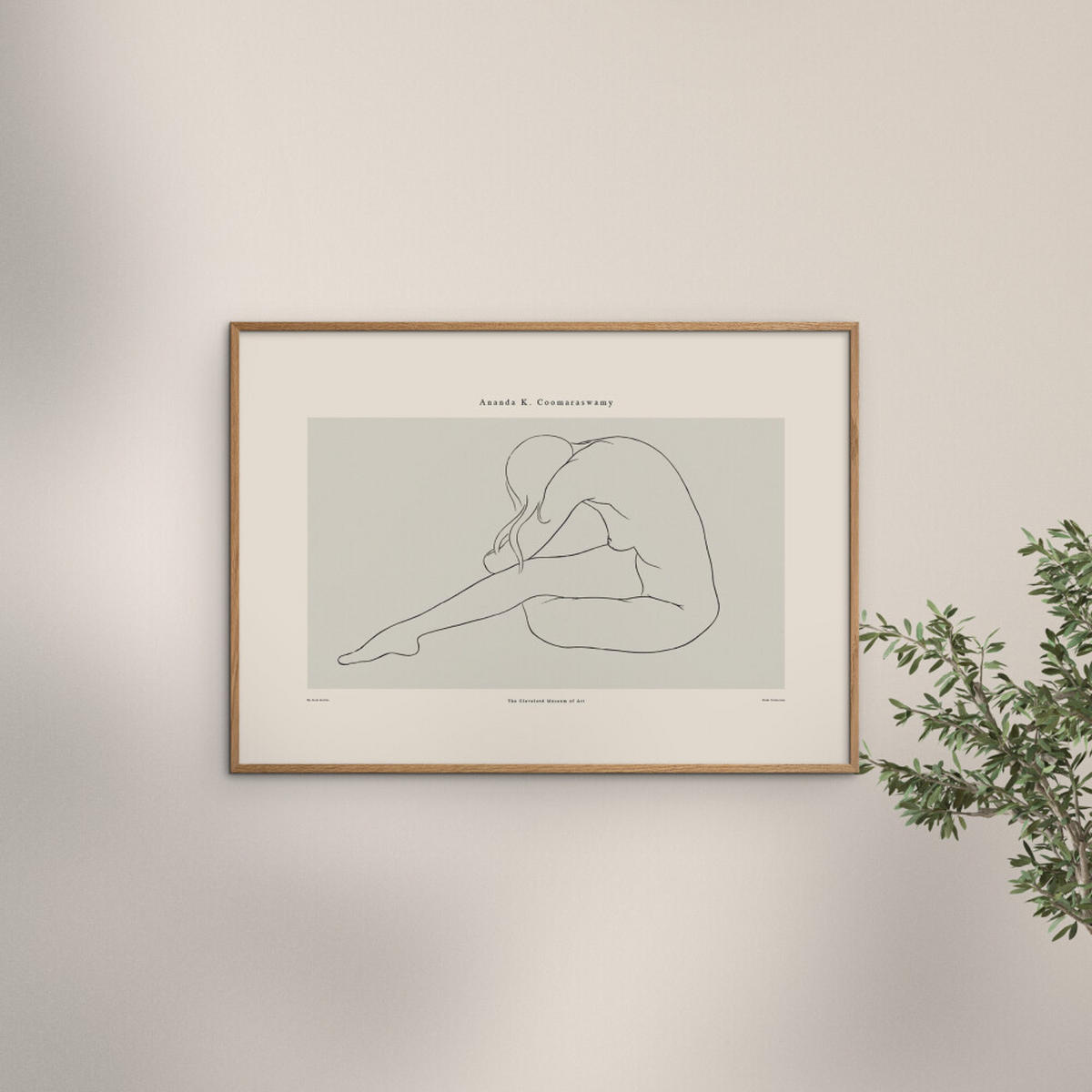 POSTER Arch Atelier - Ananda 01 - Naturfarben, Papier (50/2/70cm) - Poster&Frame