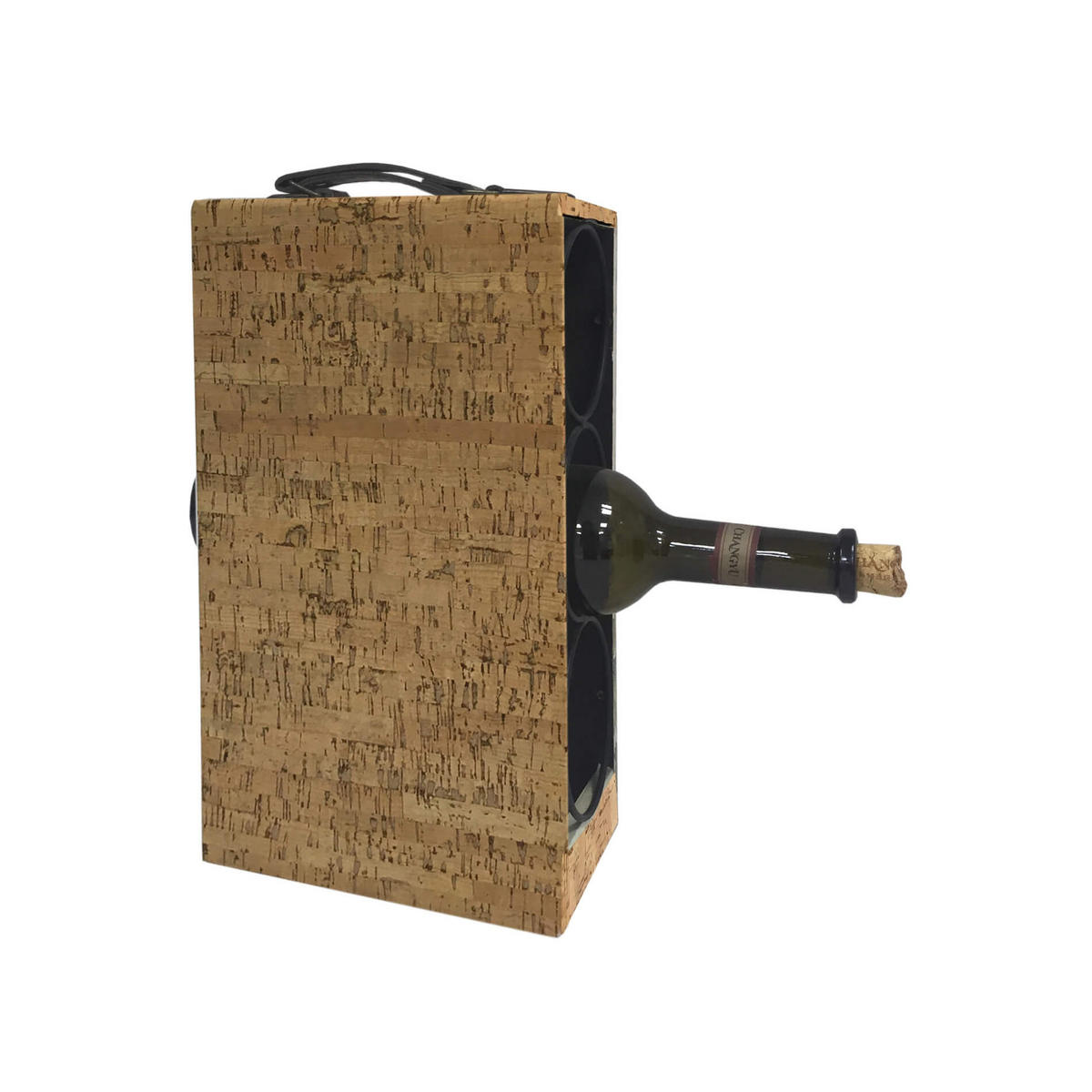 WEINFLASCHENSTÄNDER Braun 18/12/33 cm - Braun, Holzwerkstoff (18/33/12cm) - Mobili Rebecca