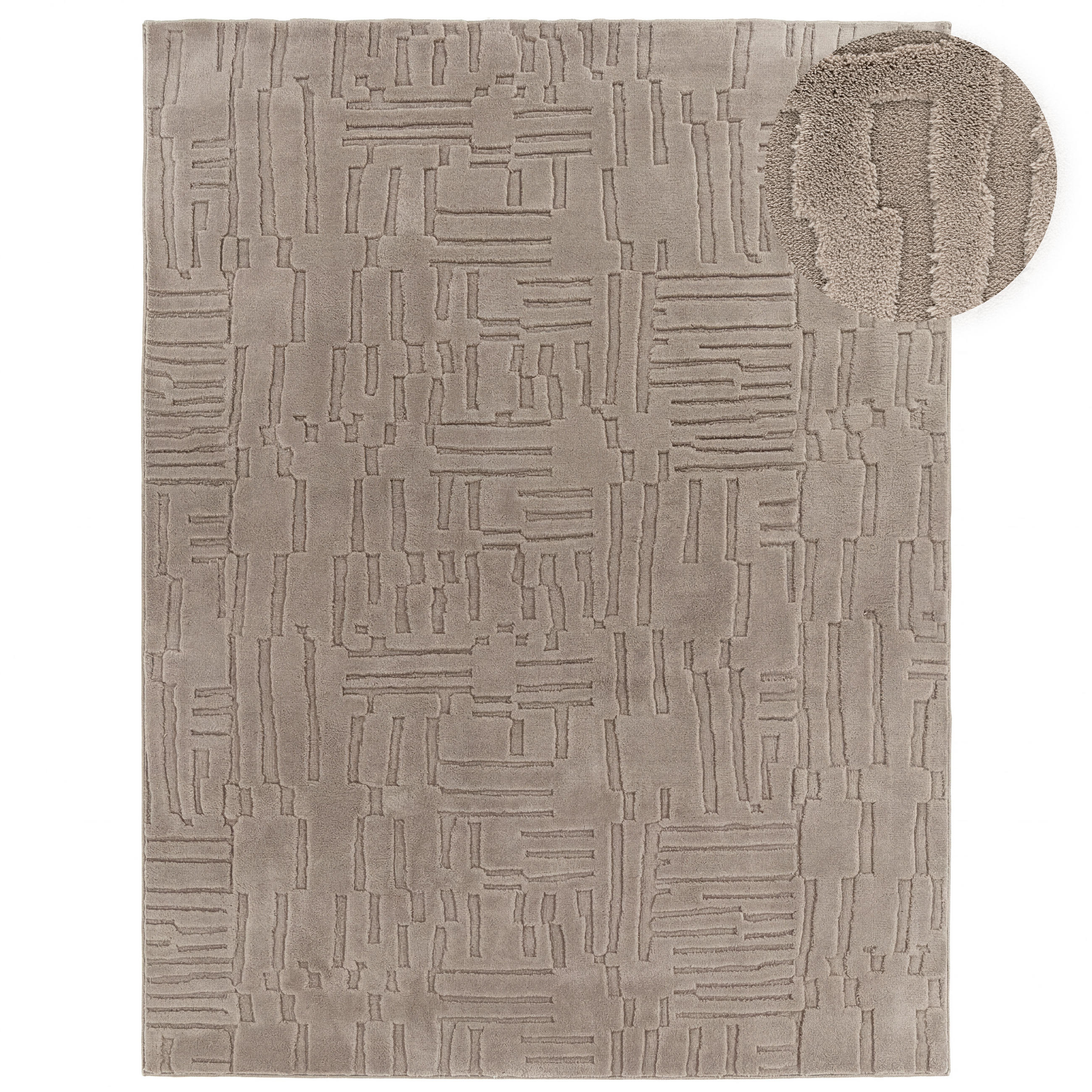 HOCHFLORTEPPICH 240/340 cm Tokio 476 - Taupe, Textil (240/340cm) - Paco Home