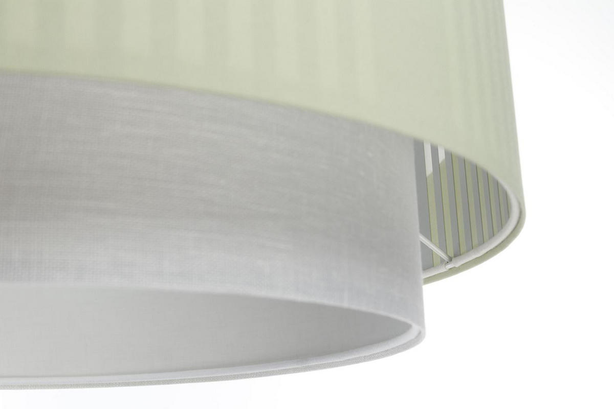 HÄNGELEUCHTE Grün 70/98 cm - Weiß/Grün, Kunststoff (28/1.2/98cm) - ONZENO