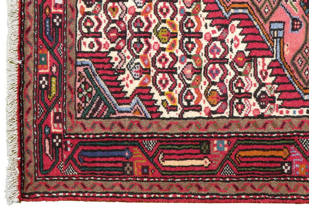 TEPPICH Assadabad Mehrfarbig 116/80 cm Schurwolle - Multicolor, Textil (80/116cm) - Looma