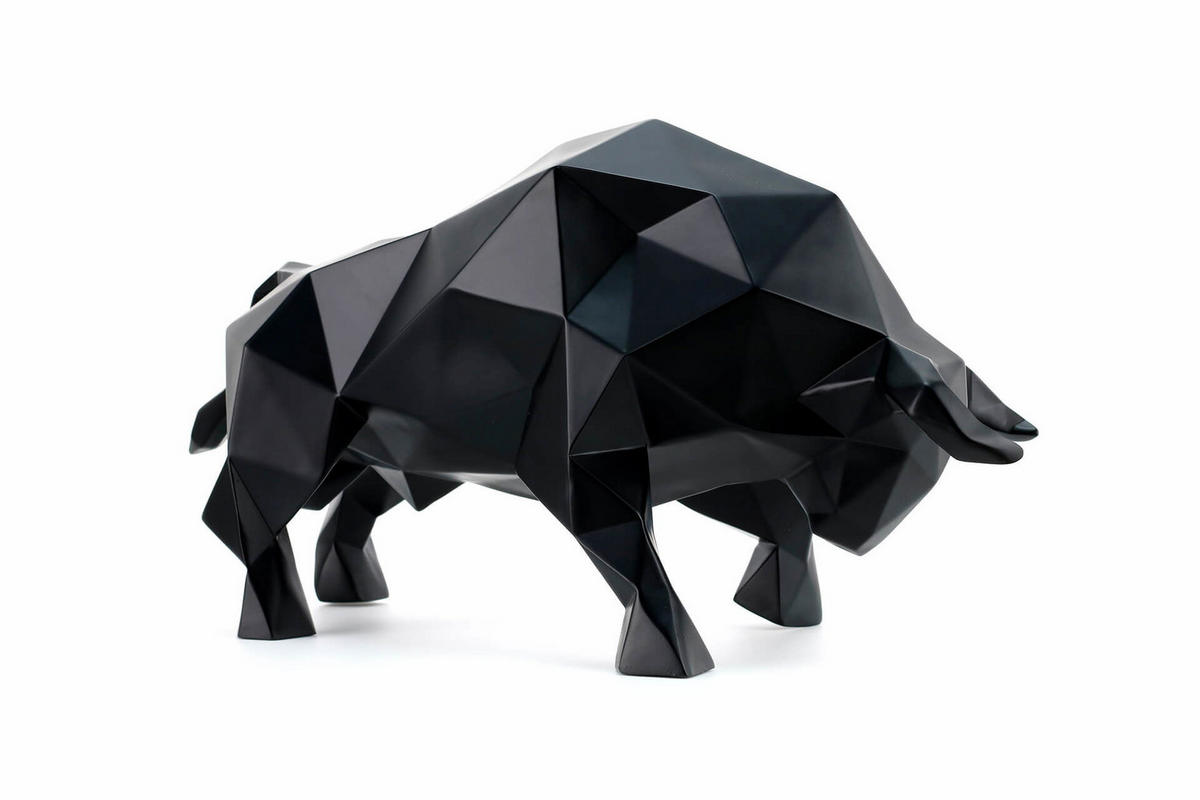 SKULPTUR Schwarz 51/26 cm - Schwarz, Stein (2.4/26/23cm) - KUNSTLOFT