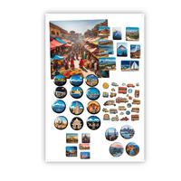 MAGNETTAFEL Klein & Groß Weiß 50x30 cm - Magnetisches Stahlboard für Magnete, Fotos und Notizen, Beschreibbar - Weiß, Metall (30/50/0.7cm) - ANWICAR