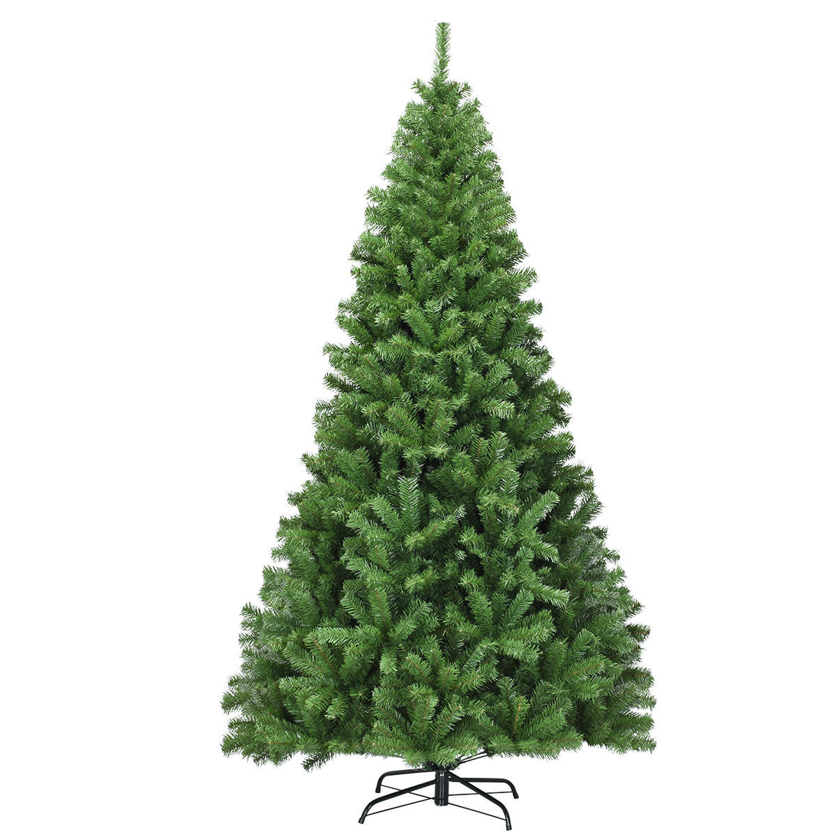 WEIHNACHTSBAUM 225cm Grün - Grün, Kunststoff (225cm) - COSTWAY