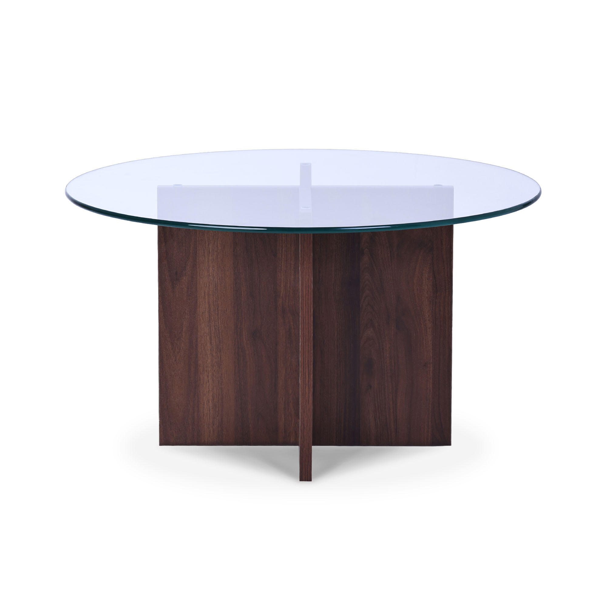 Sicaan Couchtish Braun, Transparent 80x45x80 cm