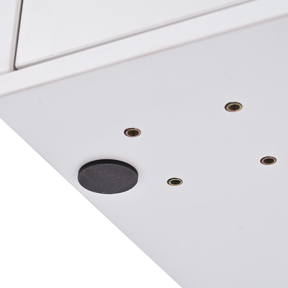 SCHMINKTISCH in Weiß Frisiertisch-Set mit LED Spiegel verstellbarem Seitenschrank ausziehbar , B100/T40/H78cm - Goldfarben/Weiß, Holzwerkstoff/Metall (100/78/40cm) - STILVORA
