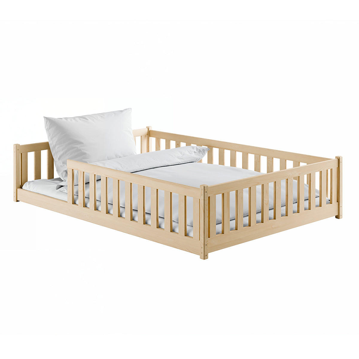 KINDERBETT 140/200 Maya Holz - Braun, Holz (140/200cm) - Petits-meubles