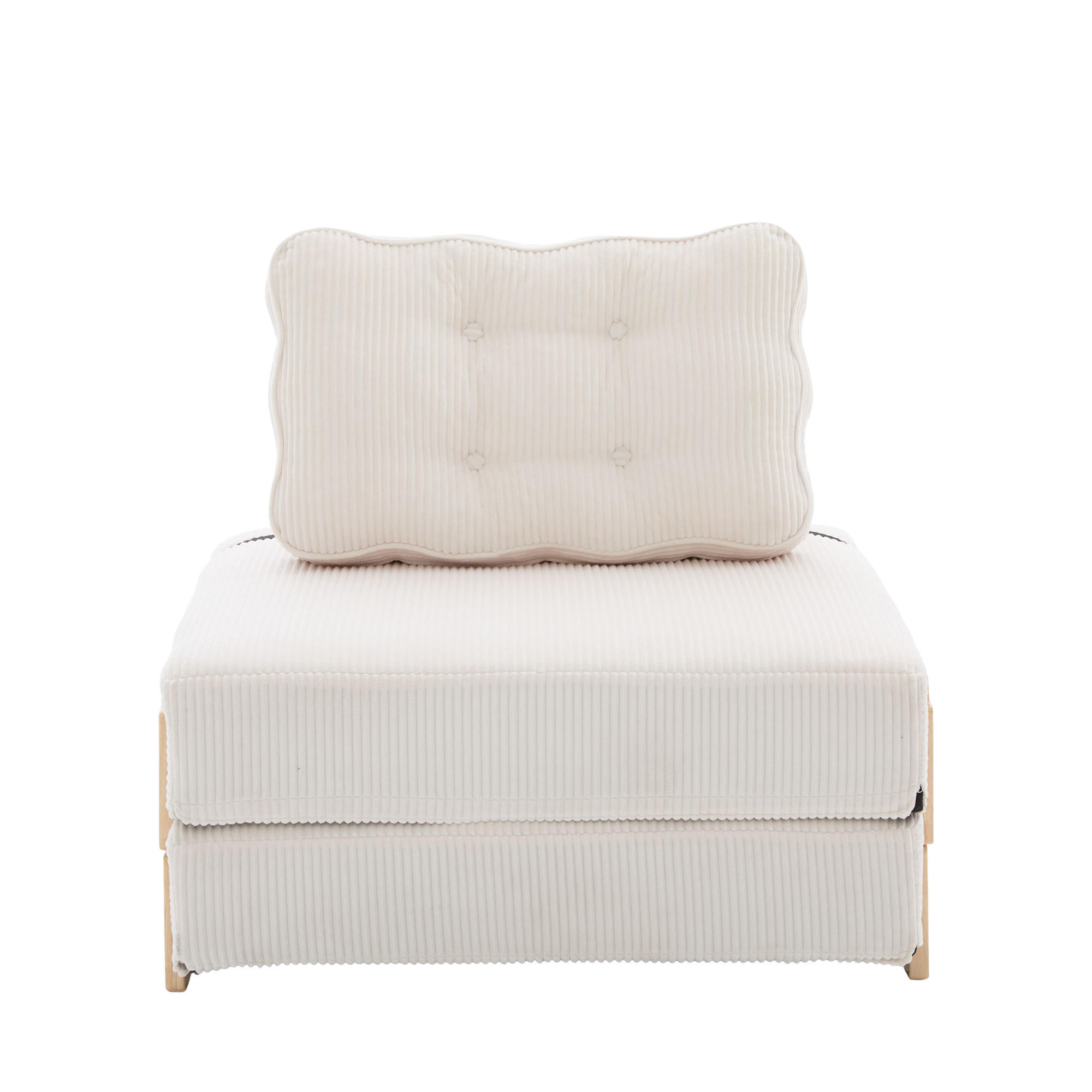 ComfortXL Schlafsessel Beige 90x84x86 cm