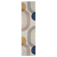 KURZFLOR-TEPPICH Bonito 7170 Multicolor 80x300 cm - Multicolor, Textil (80/300cm) - carpet city
