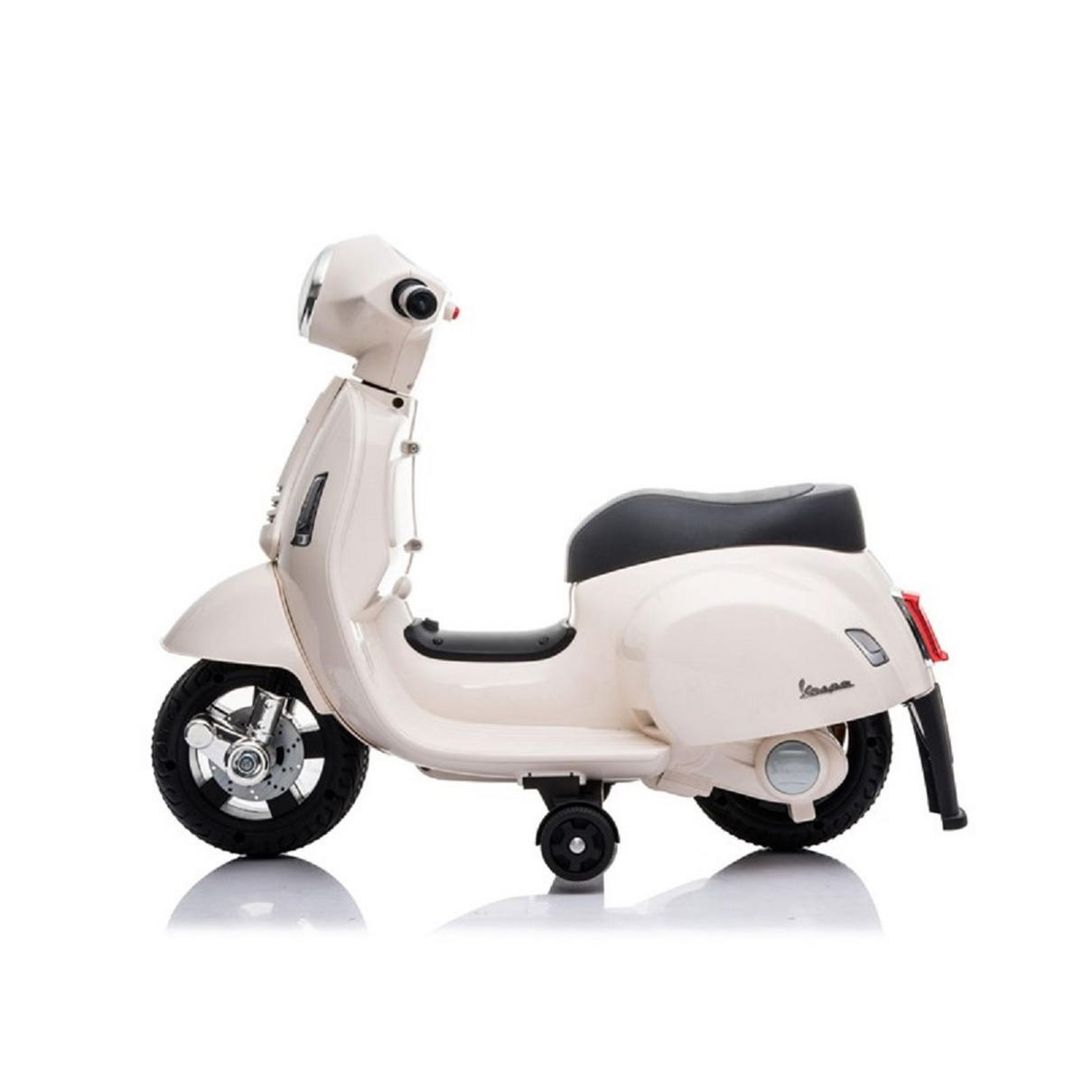 ELEKTROMOTORRAD Vespa weiß GTS Super Sport, Roller, Frontleuchten, Hupe - Weiß, Kunststoff (66/38/52cm) - Moni