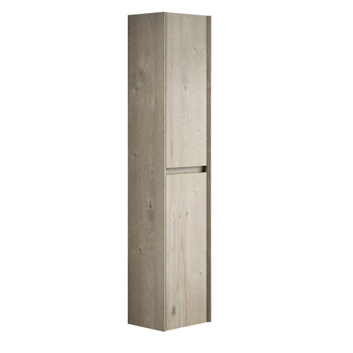 BADZIMMERSCHRANK 140 cm Off White Holzoptik - Weiß, Holzwerkstoff (24/30/140cm) - Beauniv