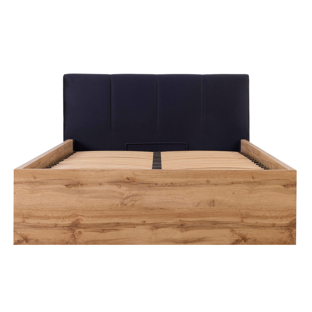 BOXSPRING POSTEL 140/200 Edwin Dřevo a černá - černá, kompozitní dřevo (140/200cm) - Petits-meubles