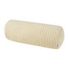 NACKENROLLENHÜLLE HYggelig No.2 Block Cord-Samt kreide-beige 40/15 cm - Ecru, Textil (15/40cm) - beties Heimtextil
