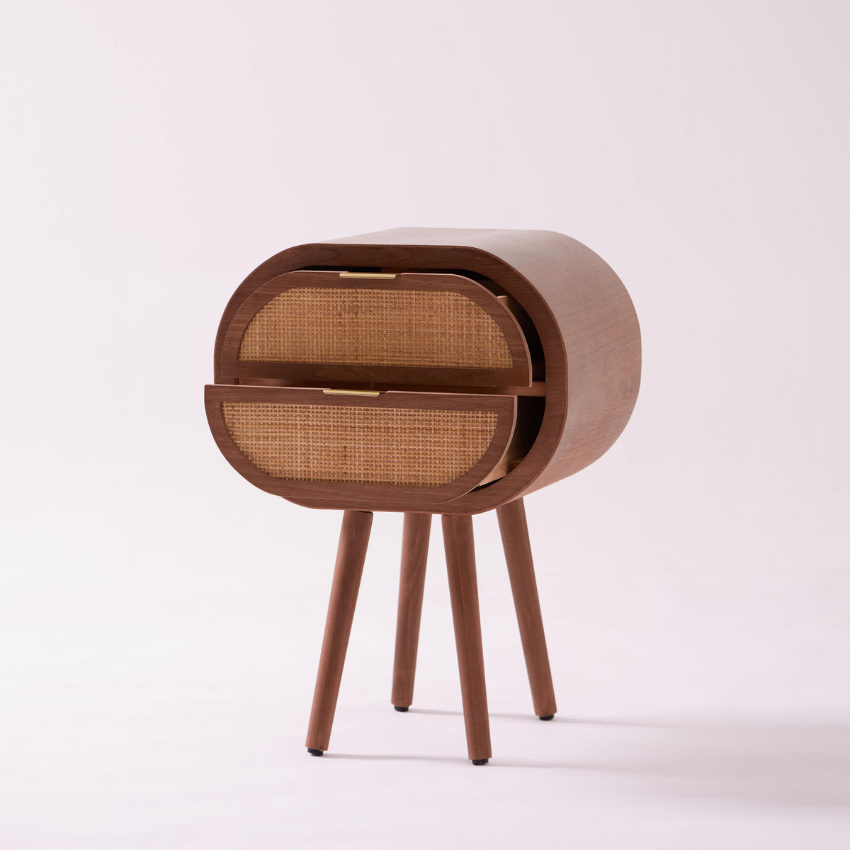 NACHTTISCH Rechteckig Braun 40 x 36 x 64 cm - Braun, Holz (45.5/64/34cm) - Nordlys