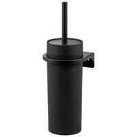 WC-GARNITUR SAVONA, schwarz, Kunststoff - Schwarz, Kunststoff (10/36.5/10cm) - bremermann