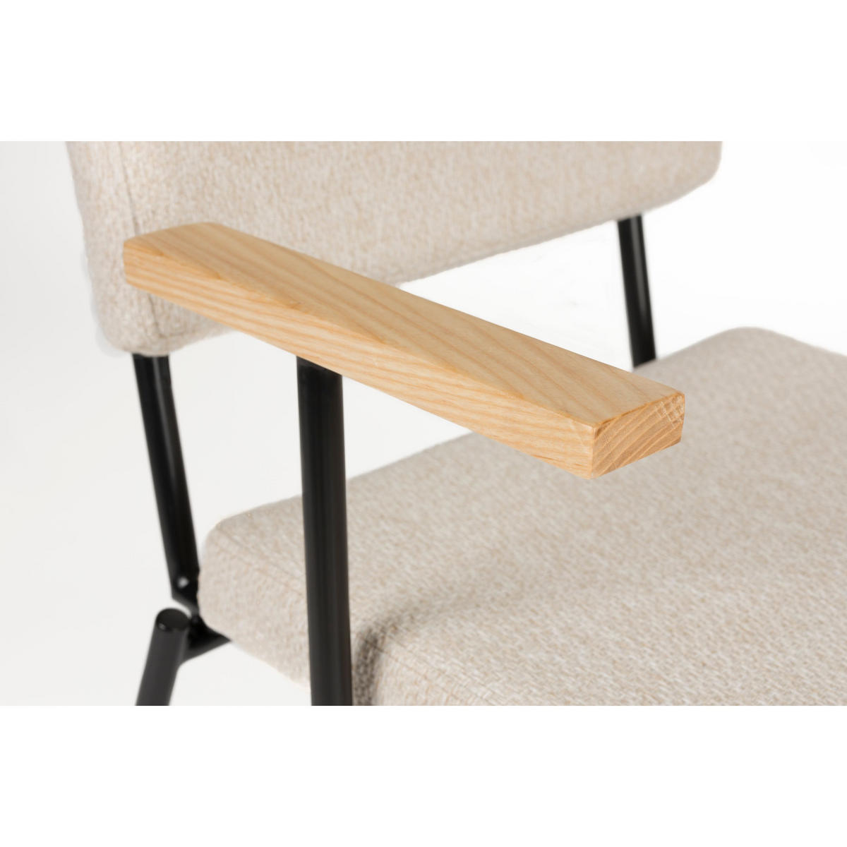 ESSZIMMERSTUHL Fellow Creme/ Weiß - 2 er Set - Creme/Grau, Kunststoff (57.5/85/60cm) - Zuiver