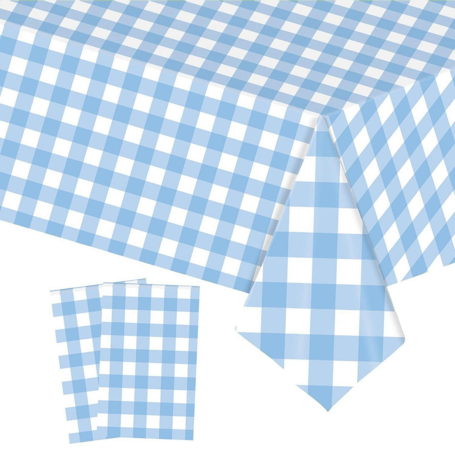 XXXLutz Tischdecke Hellblau 137x1.5x274 cm