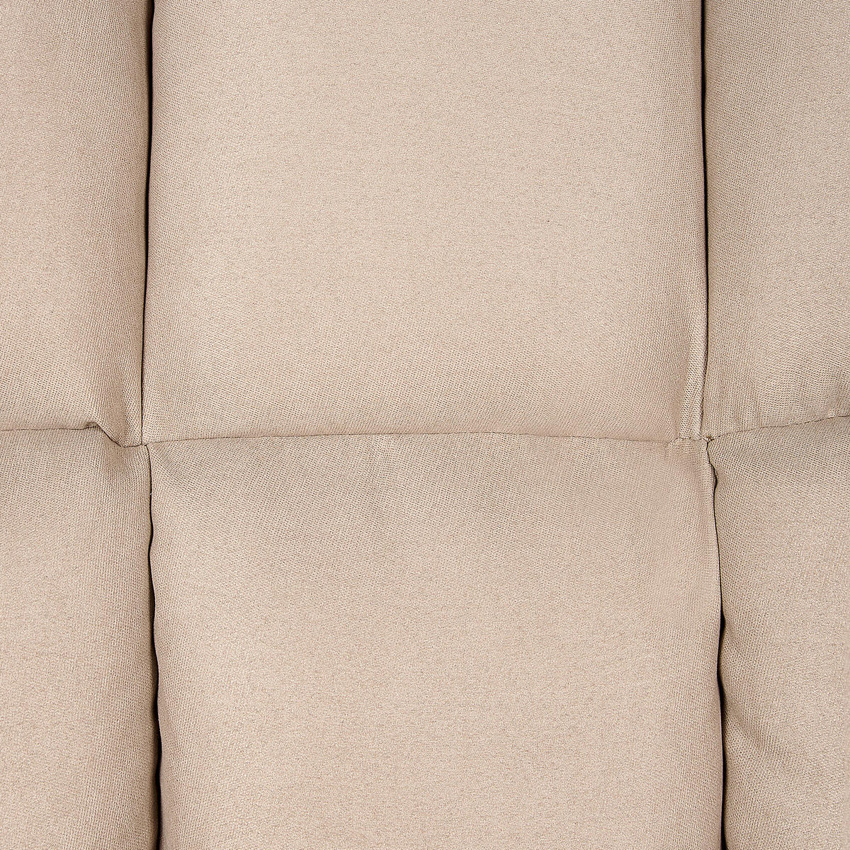 SCHAUKELSESSEL Beige Oulu - Hellbraun/Beige, Textil (71/104/83cm) - Beliani