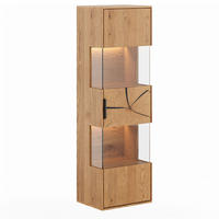 HÄNGEVITRINE Tirano Eiche Natur / Hirnholz 43 / 33 / 142cm - Eichefarben, Holz (43/142/33cm) - Feldmann-Wohnen