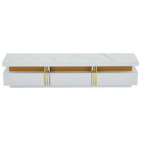 LOWBOARD Modellname Weiß 200/40/42 cm - Weiß, Holz (200/42/40cm) - PANGIVO