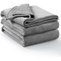 KUSCHELDECKE Flauschig 220 x 240 cm Grau - Grau, Textil (220/240cm)