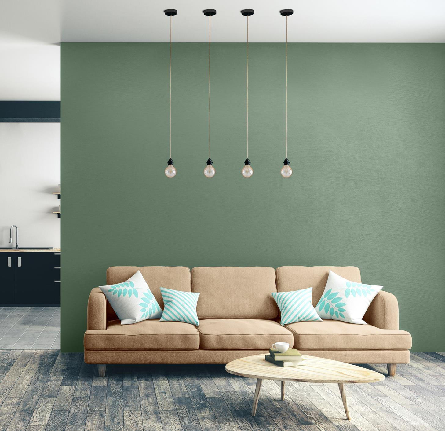 PENDELLEUCHTE Hang 1 Flammig Retro - Beige/Schwarz, Naturmaterialien (250/1/250cm) - HOOPZI