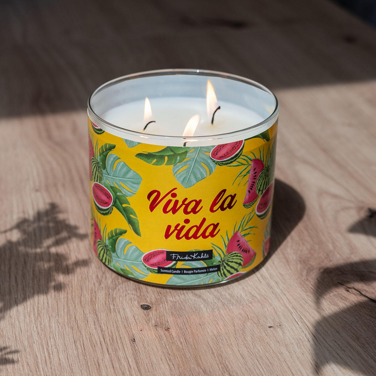 DUFTKERZE Kahlo - Gelb, Glas/Naturmaterialen (10cm)