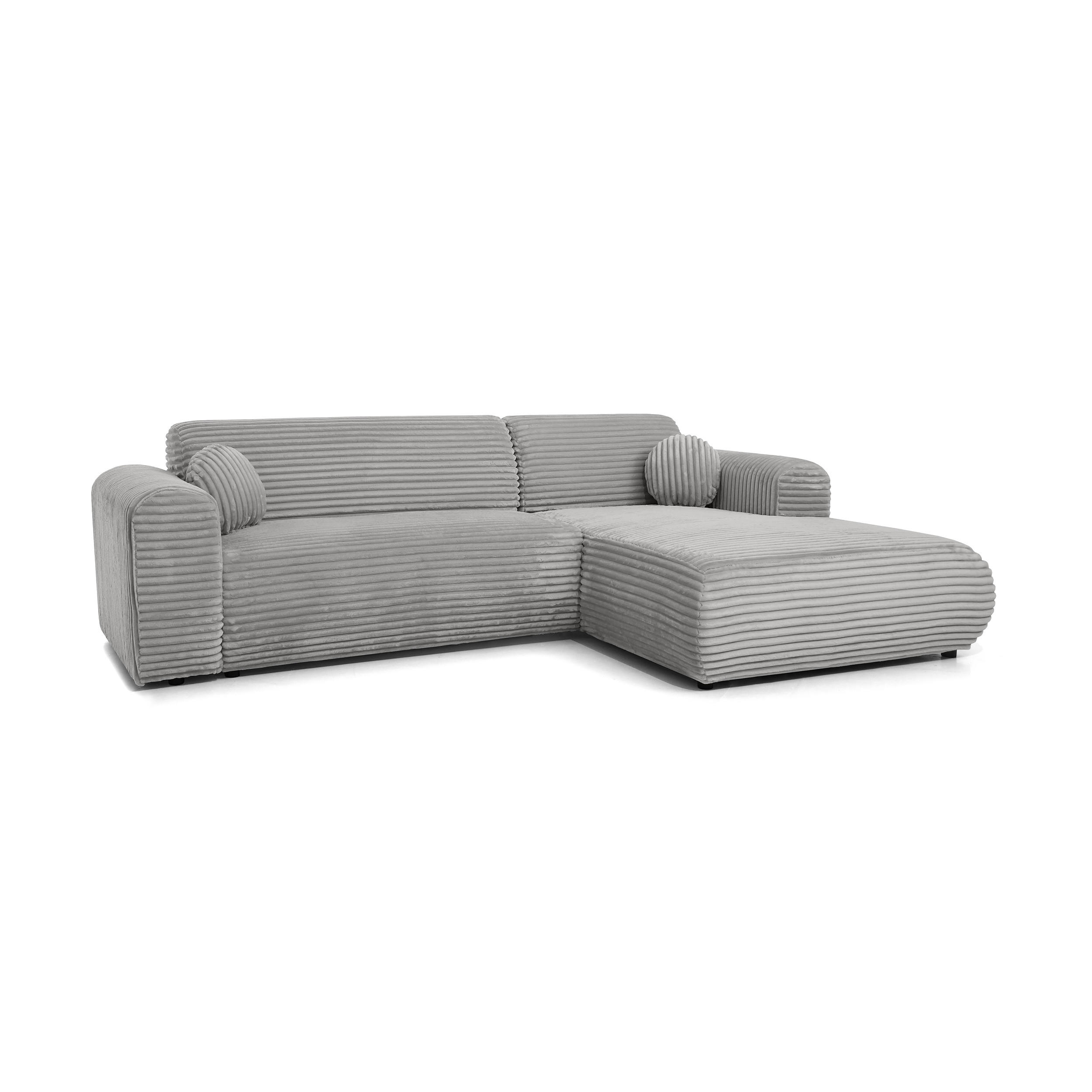 Thumbnail - Beautysofa Ecksofa, Grau, Textil, L-Form, 269x170 cm, Wohnzimmer, Sofas & Couches, Wohnlandschaften, Ecksofas