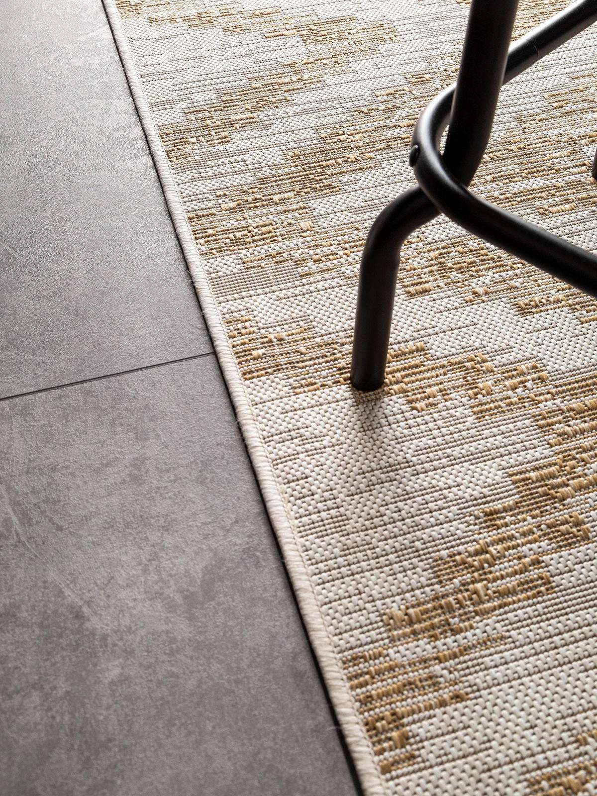 OUTDOORTEPPICH Cleo Cream/Beige 80x150 cm - Creme, Textil (80/150cm) - benuta Nest