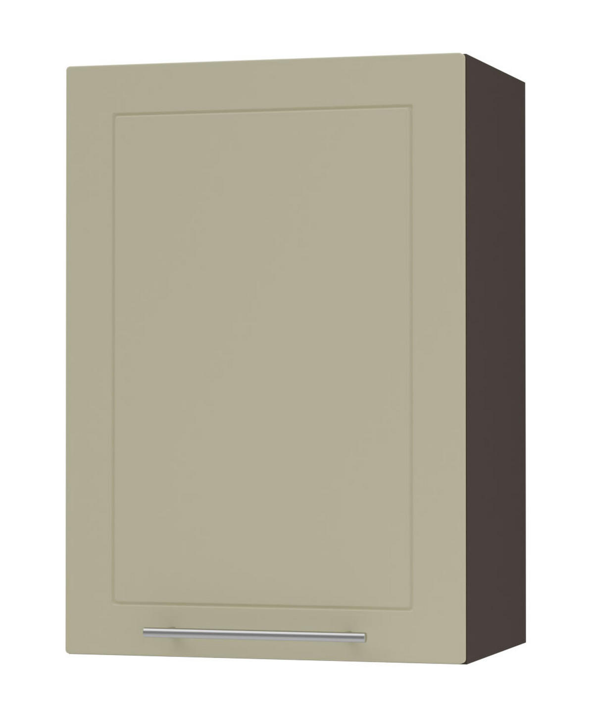 KÜCHENHÄNGESCHRANK Kvantum W2/50 Vanille Matt / Lava Matt 50 / 32,5 / 72cm - Dunkelgrau/Creme, Holz/Holzwerkstoff (50/72/32.5cm) - Feldmann-Wohnen