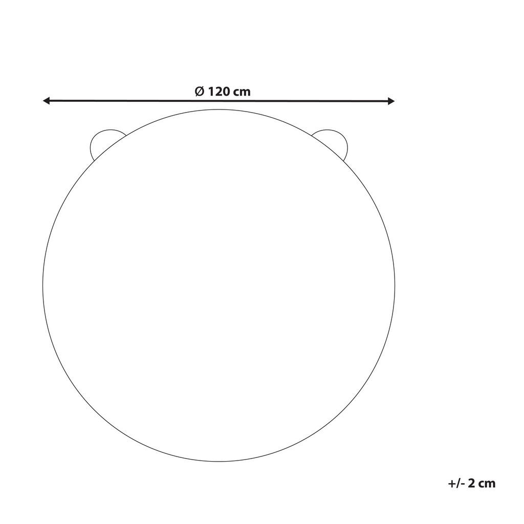 Thumbnail - Beliani Kinderteppich, Beige, Naturmaterialien, 120x120 cm, Teppiche & Böden, Teppiche, Teppich Kinderzimmer