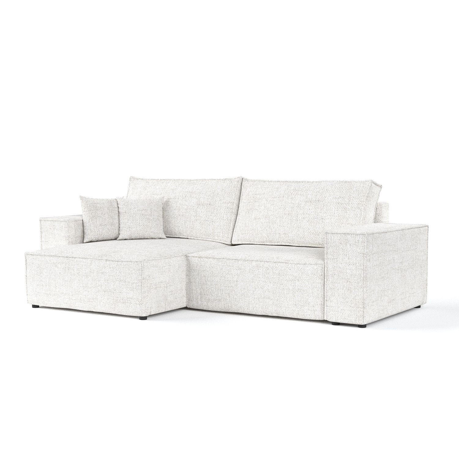 AltaBeds ROHOVÁ SEDAČKA CAVO, textil, Krémová